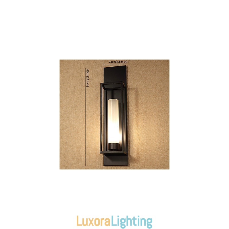 Designer Touch Decorative Wall Lights Wall Sconces Rustic Lodge Metal Dinning Room Bedroom Reading Room Metal+Glass