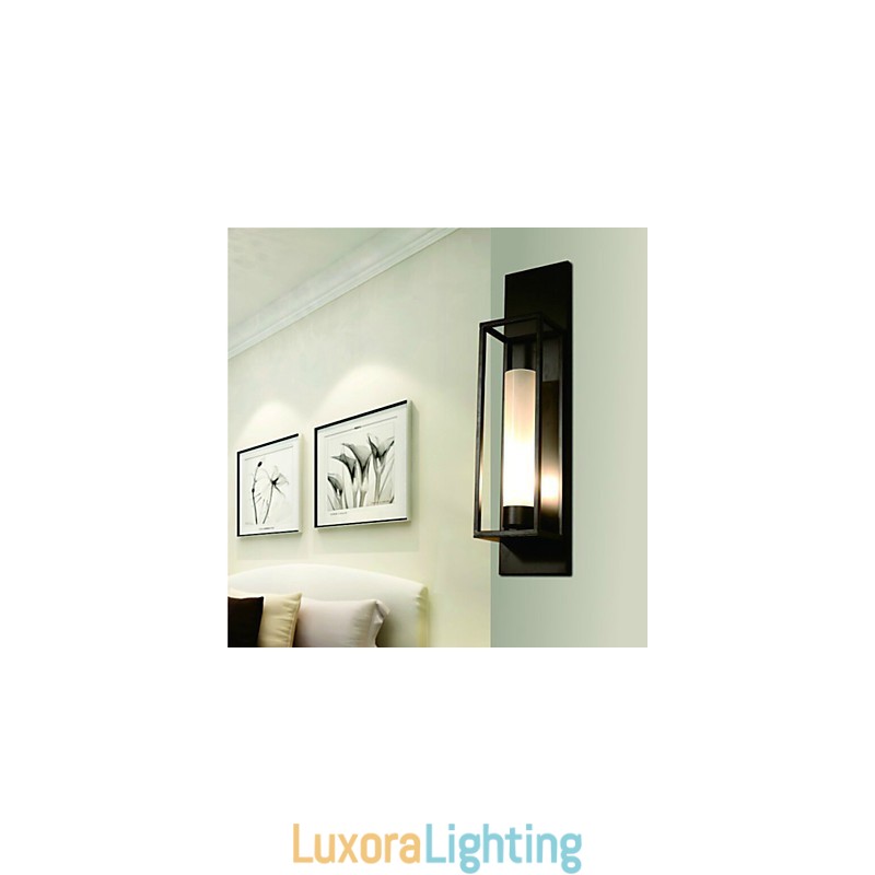 Designer Touch Decorative Wall Lights Wall Sconces Rustic Lodge Metal Dinning Room Bedroom Reading Room Metal+Glass