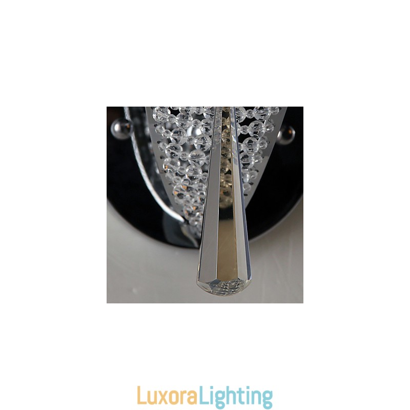 Designer Touch Decorative Crystal Wall Sconces Modern Contemporary Metal