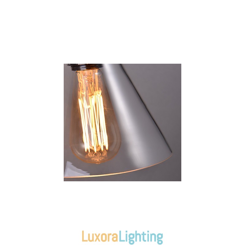 Designer Touch Decorative Retro Wall Light with Floral Glass Shade and Metal Bracket