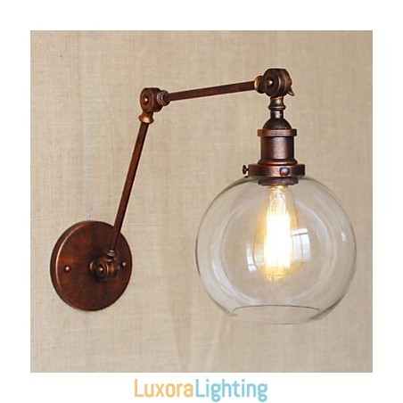 Designer Touch Decorative Wall Sconces Swing Lights Reading Wall Lights Crystal Mini Style Rustic Lodge Metal