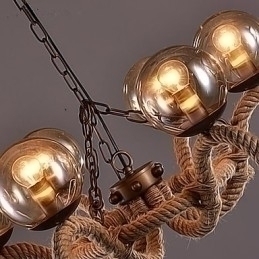 Designer Touch Decorative Chandelier Mini Style Vintage Metal