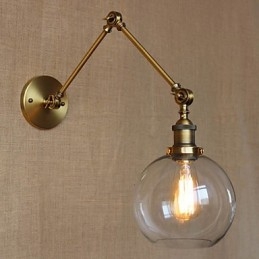 Designer Touch Decorative Wall Sconces Swing Lights Reading Wall Lights Crystal Mini Style Rustic Lodge Metal