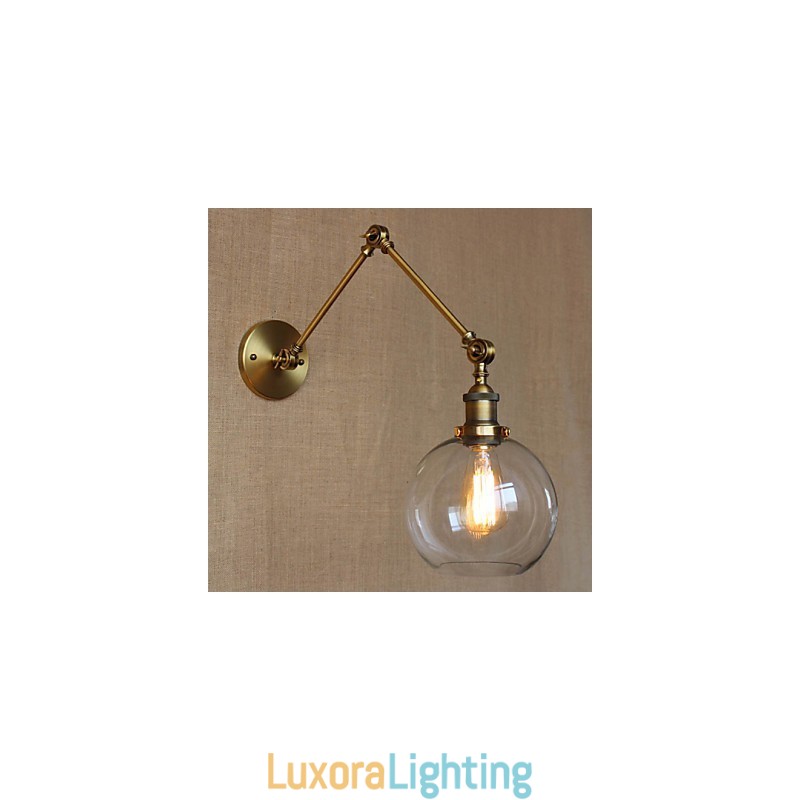 Designer Touch Decorative Wall Sconces Swing Lights Reading Wall Lights Crystal Mini Style Rustic Lodge Metal