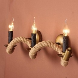 Designer Touch Decorative Mini Style Wall Sconces Country Metal