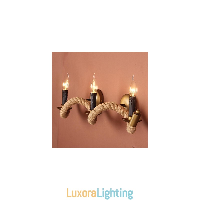 Designer Touch Decorative Mini Style Wall Sconces Country Metal