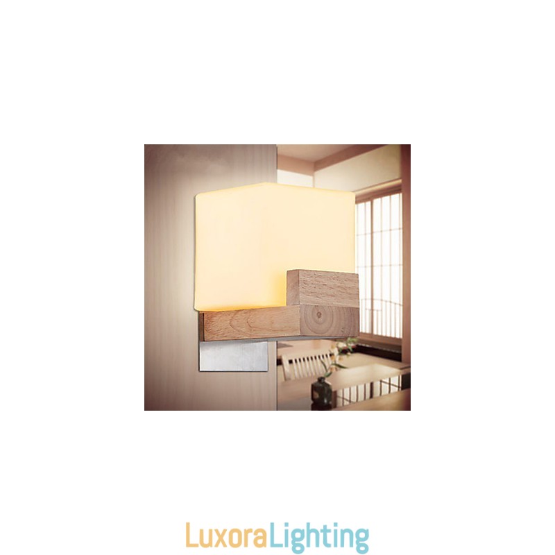 Designer Touch Decorative Wall Sconces Mini Style Traditional Classic Wood Bamboo