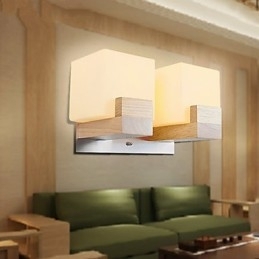 Designer Touch Decorative Wall Sconces Mini Style Traditional Classic Wood Bamboo