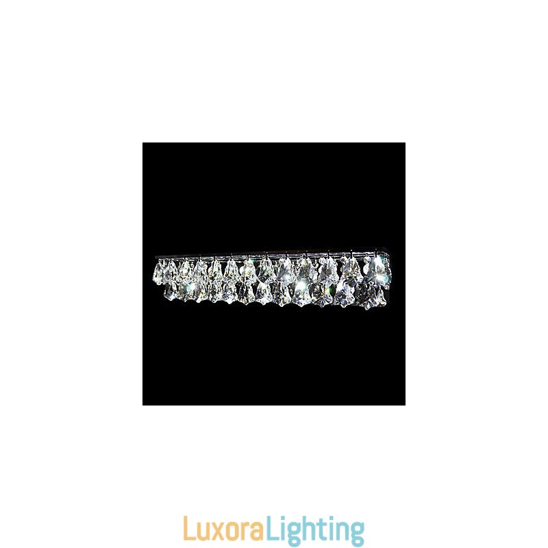 Designer Touch Decorative Crystal Flush Mount wall Lights Modern Contemporary Metal