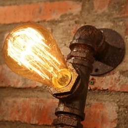 Designer Touch Decorative Retro Wall Sconces Mini Style Rustic Lodge Metal