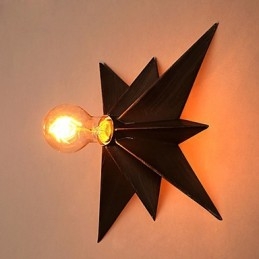 Designer Touch Decorative Brief Five Pointed Star Lighting Personalized Modern Wall Light Child Housing Lamps