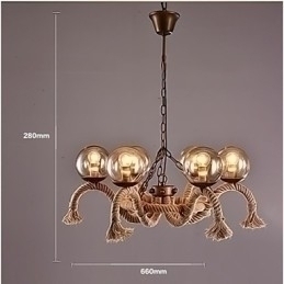 Designer Touch Decorative Chandelier Mini Style Vintage Metal