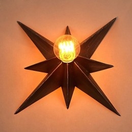 Designer Touch Decorative Brief Five Pointed Star Lighting Personalized Modern Wall Light Child Housing Lamps