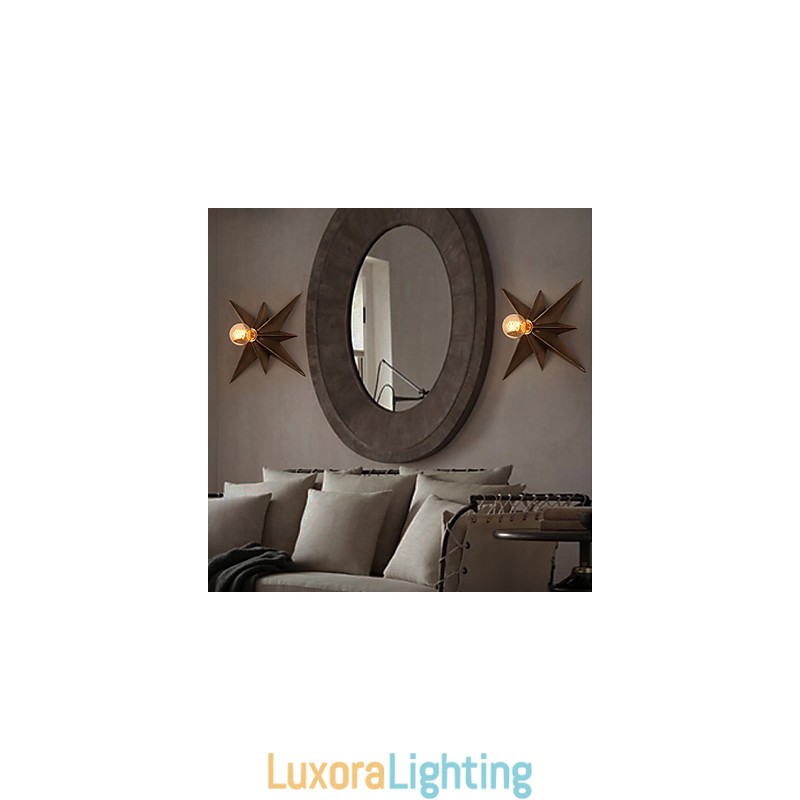 Designer Touch Decorative Brief Five Pointed Star Lighting Personalized Modern Wall Light Child Housing Lamps