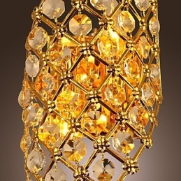 Designer Touch Decorative Artistic Crystal Wall Light with 2 Lights