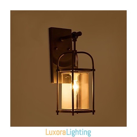 Designer Touch Decorative Creative Industrial Look Lamps North America Style Wall Lamps with Edison Flute Bulb Inside Bar Decoration Lights