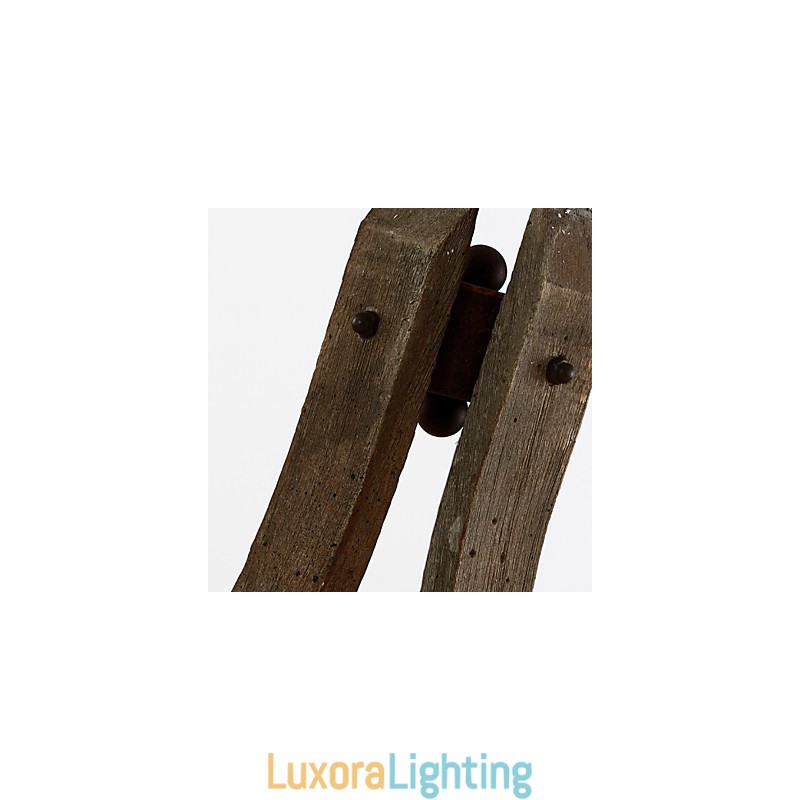 Designer Touch Decorative Mini Style Wall Sconces Rustic Lodge Wood Bamboo