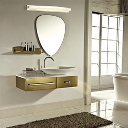 Designer Touch Decorative Mirror Lamp Stainless Steel And Acrylic