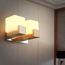 Designer Touch Decorative Wall Sconces Mini Style Modern Contemporary Wood Bamboo