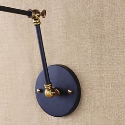 Designer Touch Decorative Wall Sconces Swing Lights Reading Wall Lights Mini Style Rustic Lodge Metal