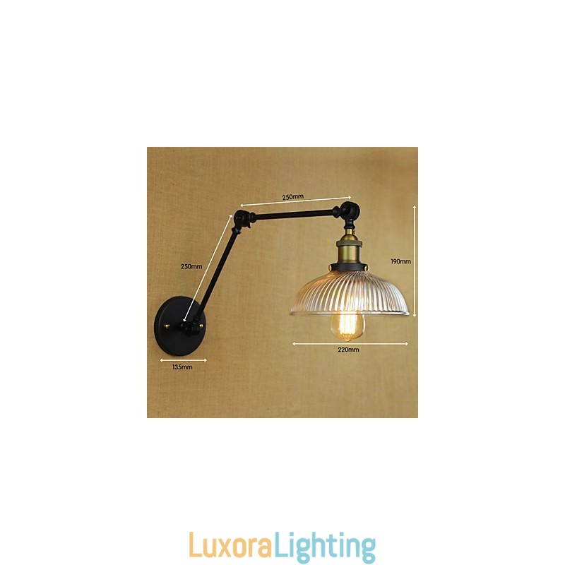 Designer Touch Decorative Wall Sconces Swing Lights Reading Wall Lights Mini Style Rustic Lodge Metal