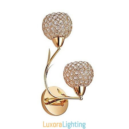 Designer Touch Decorative Crystal Wall Sconces Modern Contemporary Metal