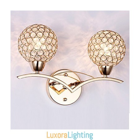 Designer Touch Decorative Wall Sconces Reading Wall Lights Crystal Mini Style Modern Contemporary Metal