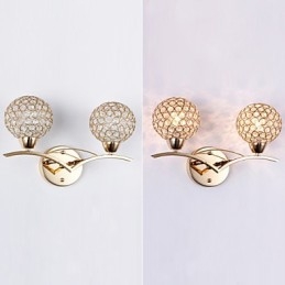 Designer Touch Decorative Wall Sconces Reading Wall Lights Crystal Mini Style Modern Contemporary Metal