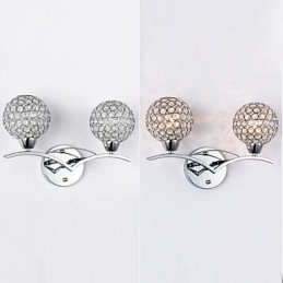 Designer Touch Decorative Wall Sconces Reading Wall Lights Crystal Mini Style Modern Contemporary Metal