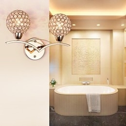 Designer Touch Decorative Wall Sconces Reading Wall Lights Crystal Mini Style Modern Contemporary Metal