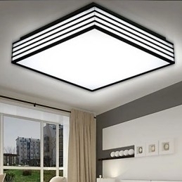 Designer Touch Decorative Contracted And Contemporary Black And Square Dome Light Light