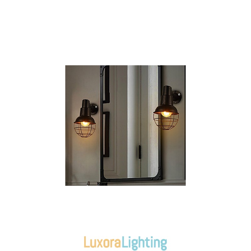 Designer Touch Decorative Mini Style Wall Sconces Rustic Lodge Metal