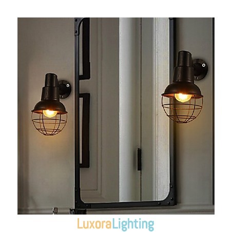 Designer Touch Decorative Mini Style Wall Sconces Rustic Lodge Metal