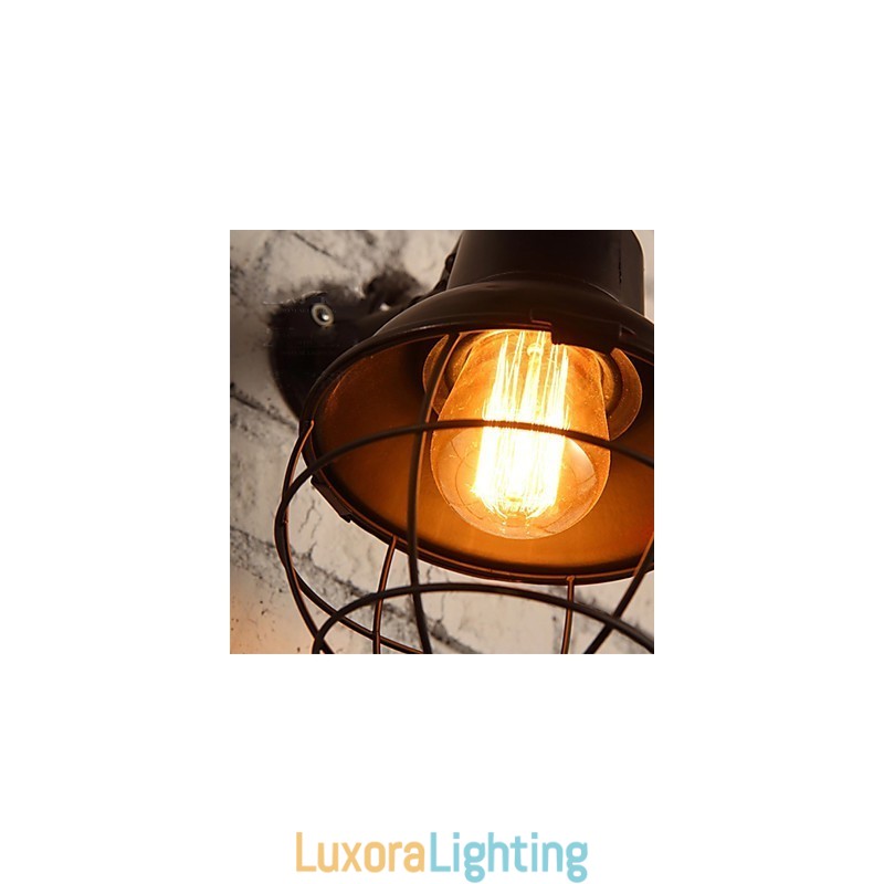 Designer Touch Decorative Mini Style Wall Sconces Rustic Lodge Metal