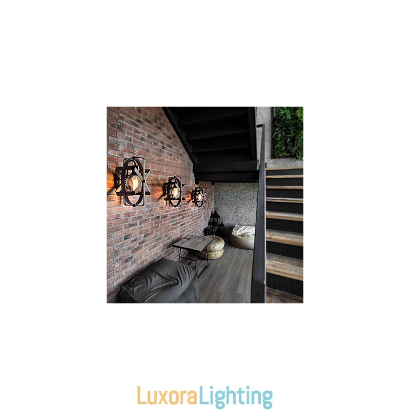 Designer Touch Decorative New Vintage Style Industrial Round Wall Sconce balcony Loft Entry Hallway Bedroom Wall Lamp