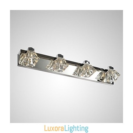 Designer Touch Decorative Crystal Wall Sconces Modern Contemporary G4 Metal