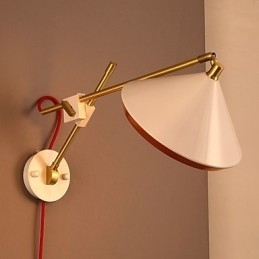Designer Touch Decorative Rural Industrial Wind Restoring Ancient Ways Wrought Iron Rocker Arm Folded Wall Lamp Lights