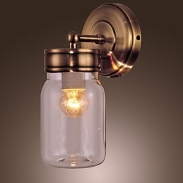 Designer Touch Decorative Rustic Wall Light In Bottle Shape