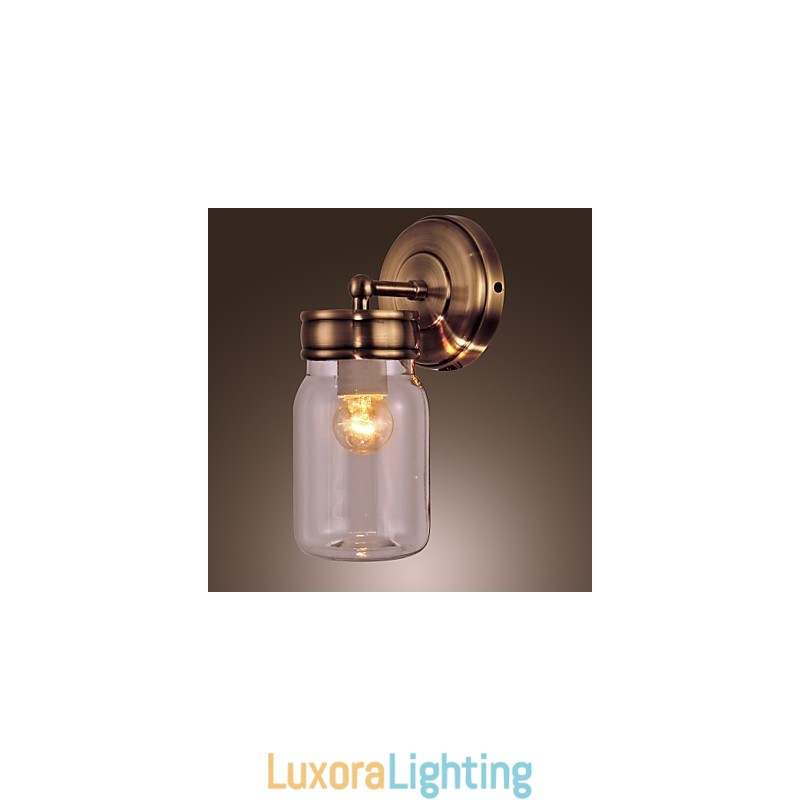 Designer Touch Decorative Rustic Wall Light In Bottle Shape
