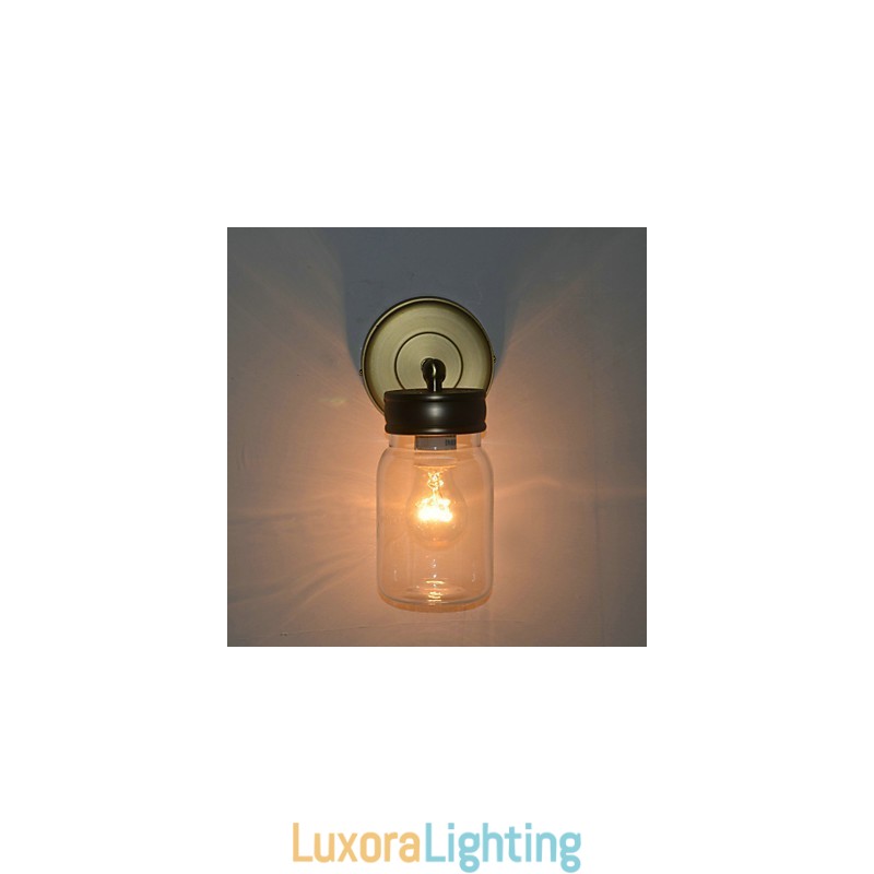 Designer Touch Decorative Rustic Wall Light In Bottle Shape