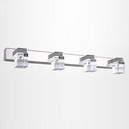 Designer Touch Decorative Wall Sconces Bathroom Lighting Wall Washers Crystal Mini Style Modern Contemporary Metal