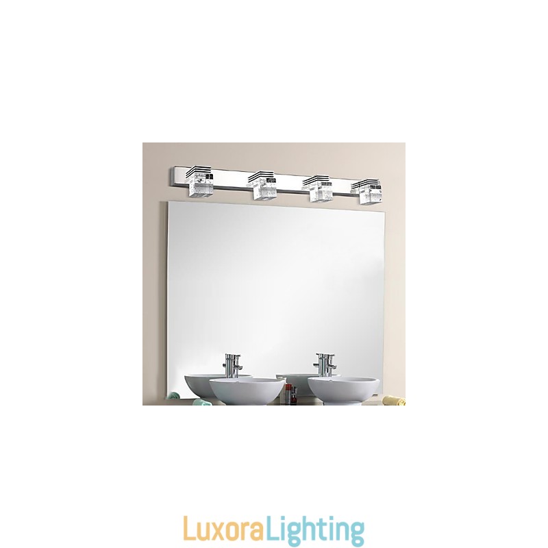 Designer Touch Decorative Wall Sconces Bathroom Lighting Wall Washers Crystal Mini Style Modern Contemporary Metal