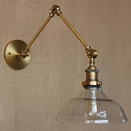 Designer Touch Decorative The LOFT Style Lamp Modern Glass Bronze Cafe Wall Lamp