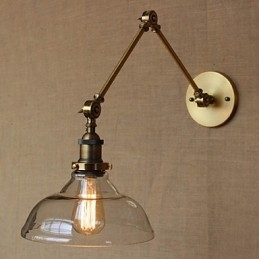 Designer Touch Decorative The LOFT Style Lamp Modern Glass Bronze Cafe Wall Lamp