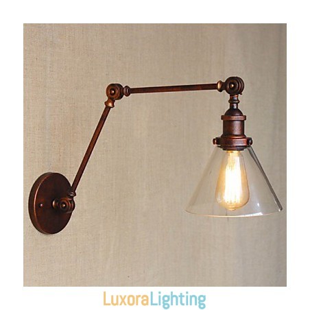 Designer Touch Decorative Ferruginous Mediterranean Village Complex Wall Sconce