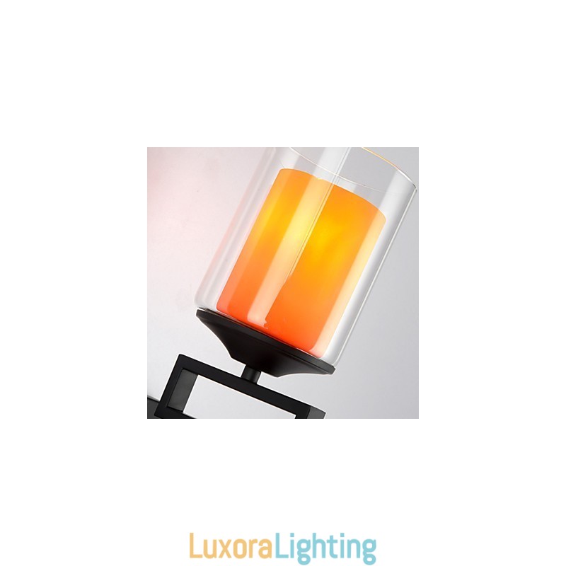 Designer Touch Decorative Retro Glass Simple Single Head Wall Lamp Light Wall Sconces Crystal Modern Contemporary Metal