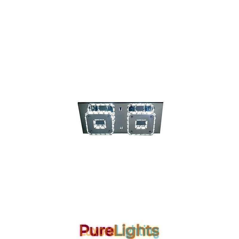 Designer Touch Decorative Modern Contemporary Electroplated Metal Flush Mount