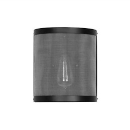 Designer Touch Decorative Vintage Style Simplicity steel Wire Mesh and Metal Wall Sconce Living Room Hallway Attic Garage Basement Wall Lamp