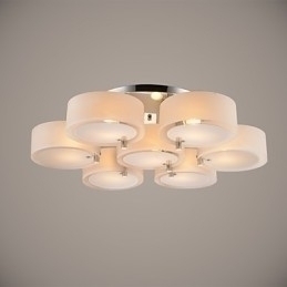 Designer Touch Decorative Flush Mount Modern Contemporary 7 Lights Ceiling Light Metal