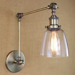 Designer Touch Decorative Retro Vintage Exclusive Hotel Lobby Bedroom Bedside RACK Antique Bronze Wall Sconce